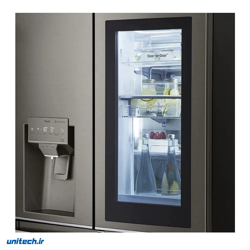 یخچال فریزر چهار درب 25 فوت ال جی مدل GRX24FMKBL2